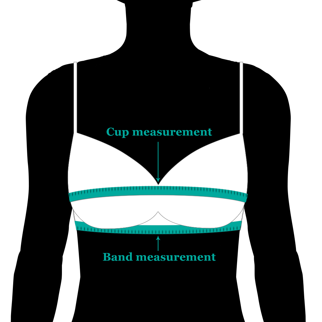 How to Measure Your Bra Size: Bra Band and Cup Measurement Chart